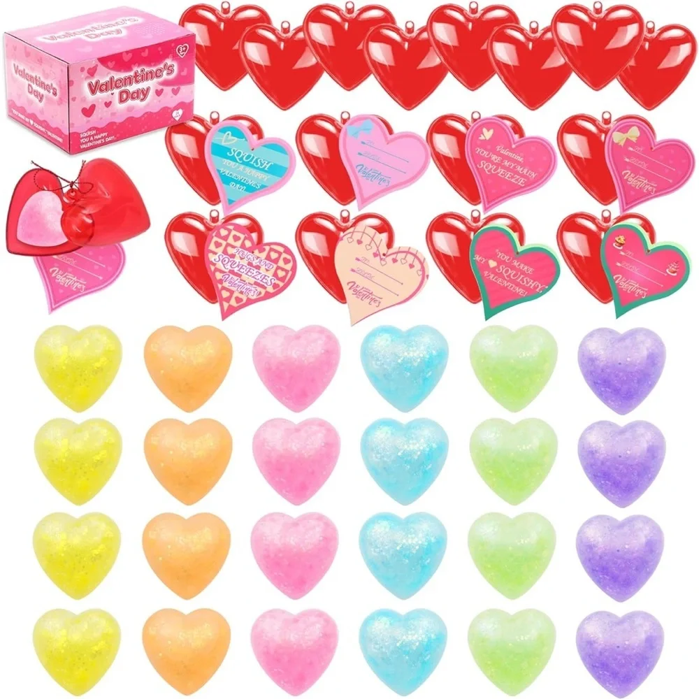 Valentine's Day Heart Squishy Toys